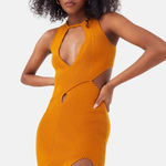 For Love & Lemons  MAGGIE MIDI DRESS ORANGE Photo 0