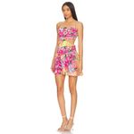 Agua Bendita NWT Aqua Bendita x REVOLVE Cade Mini Dress in Pink Multi Size XL Photo 2