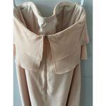 Jenny Yoo  Dress Women's 6 Olivia Bridesmaid Strapless Chiffon Floor Length Blush Photo 4