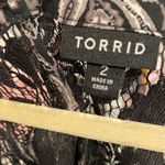 Torrid Halter Style Floral Paisley Crochet Lace Top Photo 2