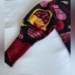 Farm Rio  Black Tropical Magic Multicolor Sweater Dress Size Small Photo 4