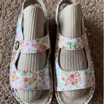 Alegria  White Leather Floral Flower BECKIE Prime Time Comfort Sandal Shoes 37 Photo 0