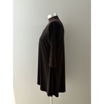 Sympli Tunic Size 10 Black Jersey Stretch Shift Dress Capsule Minimalist Travel Photo 2