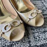 Coach  Elora Patent Leather Peep Toe Wedges Photo 2