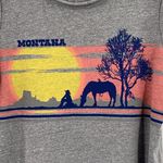 Chaser Gray “Montana Sunset” Graphic Cotton T-Shirt Sz S NWT Photo 2