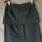 ZARA Dark Grey Zip Skirt Overlay Pants Size Small Photo 6