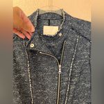 Rebecca Taylor  Tweed Moto Zip Up Jacket Size 0 Photo 4