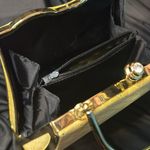 Joymax Vintage Gold Jewel Embellished with Rhinestone Kiss Clasp Purse Hand Bag Photo 9