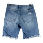 KanCan Bermuda Jean Shorts Womens XS Light Was Denim Distressed Boyfriend Grunge Blue Photo 4