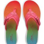 Clarks Women’s Pink Sporty Sandals with Cushioned Straps F Photo 2