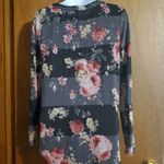 Maurice's  Floral cut out strappy neck tunic tee Photo 3