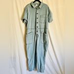 No Boundaries  Light Blue Denim Jumpsuit with Pockets Photo 4