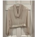 Forever 21 Sheer Mesh Full Zip Windbreaker Photo 6