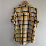 New York Laundry  Size 2X plaid button-down shirt with short, tie-tab sleeves. Photo 7