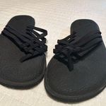 Sanuk Black  Slide Sandals Photo 0
