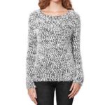 Buffalo David Bitton Women Long Sleeve Eyelash Knit Pullover Sweater Size Small Photo 1