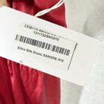 Reformation Elina Silk Mini Slip Dress Sangre Size US 10 Party Night Out Photo 6