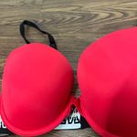 PINK - Victoria's Secret Victoria’s Secret PINK Red Logo Wear Everywhere Push Up Bra Size 32C Photo 2