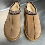 Wtoky Suede Fur Fleece Lined Brown Short Mini Boot Tasman Slippers Photo 2