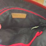 Tommy Hilfiger  Bag Womens Size Crossbody Red Adjustable Strap‎ Goldtone Logo Photo 4