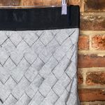 Adam Lippes Adam by  Gray Woven Knit Wool Blend Mini Skirt Women's Size Medium Photo 1