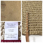 Merona  Beach Straw Tote Bag NWT Natural/Metallic D32 Photo 7