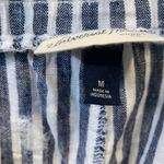 Universal Threads Universal Thread Women's blue stripe Linen Blend Shorts Size M Drawstring NWT Photo 3