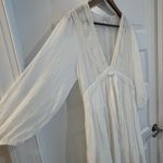 Baltic Born  Amelia Boho Mini Dress White Cream Size L Photo 7