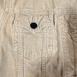 Abercrombie & Fitch Vintage Tan Corduroy Womens 100% Cotton Trucker Jacket Large Photo 3