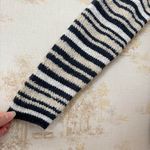 Ralph Lauren Vintage LRL Lauren Jeans Co. wool blue cream stripe sweater L Photo 3