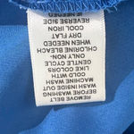 Elle Blue Lace Sleeveless Dress with Black Belt, Women's Size Medium Photo 5