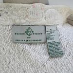 Vintage Nautical Beaded Cardigan Design Options by Philip and Jane Gordon White Size XL Photo 2