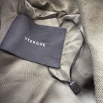 Uterque Linen Blend trench coat Asymmetrical Olive Green M Size M Photo 13