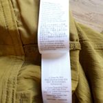 Madewell  Harlow High Rise Wide Leg Cargo Pants Olive Green Taffeta Size 4 Photo 5