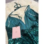 Hello Molly Green Sequin Hoco Dress By  Size 6 Homecoming Cocktail NWT Photo 7