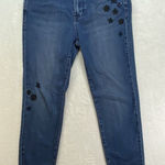 Kensie  Jeans Womens 8/29 Ankle Skinny Blue Denim Pants Embellished star pockets‎ Photo 0
