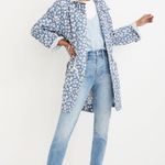 Madewell Ruffle-Neck Anorak Raincoat in French Floral Photo 0