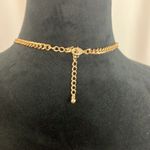 Light pink and gold Geometric shapes Bib Necklace Photo 3