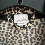 Jezebel  Leopard Print Short Satin Kimomo Robe Size S/M Photo 3