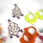 Hipanema Colorful‎ Pride Handmade Macrame Crochet Earrings Bracelets Lot Group Pink Photo 4