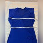Banana Republic  Flounce Wrap
Dress,‎ Royal Blue  SIZE M Photo 6