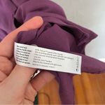 Eileen Fisher  Purple Long Sleeve A-Line Minimalist Work Shirt Dress Photo 4