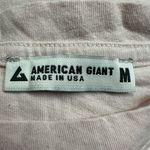 NWOT American Giant Women's Hemp Jersey Crew Tee Size M Ballerina Pink Basic Size M Photo 5