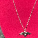 Boutique Sterling Silver Guardian Angel Wings Necklace 925 Jewelry Catholic Christian NEW Photo 6