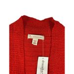 Dress Barn  Women's Cherry Red Cardigan Photo 5