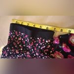 Betsey Johnson floral skull scrubs top sz XS medical pocket health Photo 2