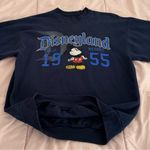 Disney X Hanes Disneyland Resort navy blue Established 1955 Mickey sweatshirt M Photo 2