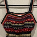 ZARA Multicolor Striped Crochet Knit Top Photo 1