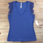 Anthropologie NWT  Lace Trim Sleeveless Top Photo 0