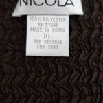 Women's | Nicola | Brown Lightweight Popcorn Tank Vest Size XL Photo 9